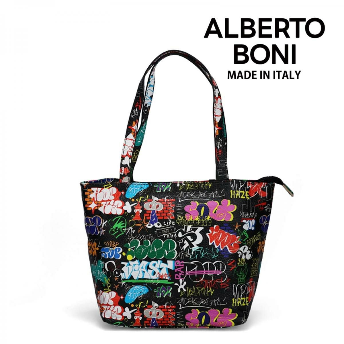 【O BONI】レザーミニトートバック アルベルトボニー ミニトートバッグ イタリア製 ALBERTO BONI alb-9921