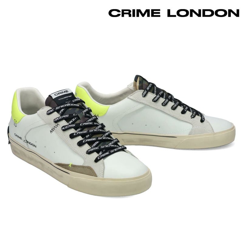 クライムロンドン メンズ スニーカー ディストレス デコンストラクト イタリア製 CRIME LONDON 11031aa8-10