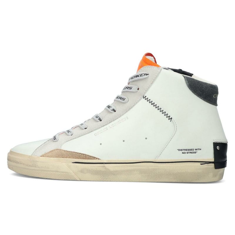 クライムロンドン メンズ スニーカー ディストレスト 2.0 ハイ イタリア製 CRIME LONDON 11051aa8-10