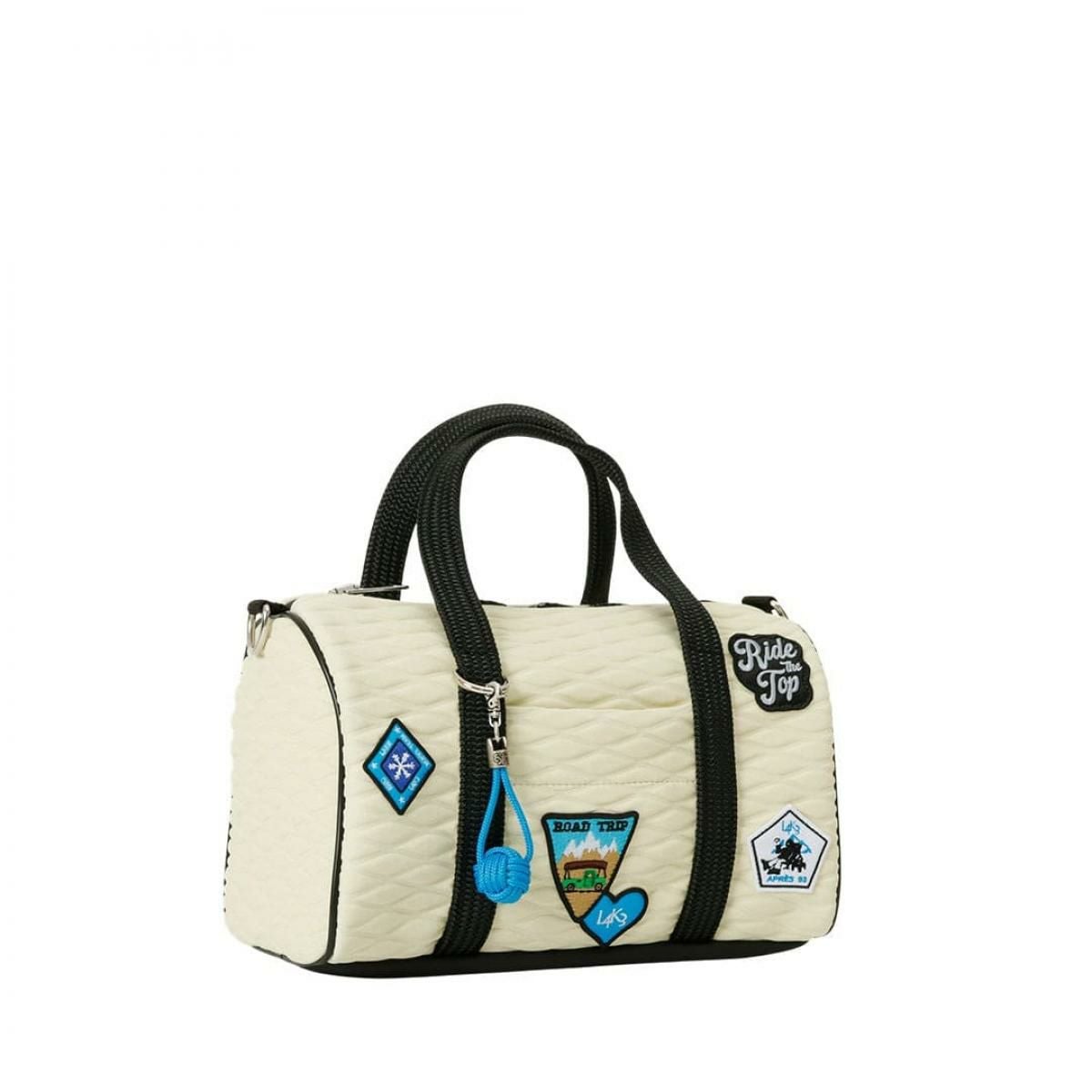  [レーク L4K3] バッグ ボストンミクロ ブロンド イタリア製 boc-1182pa 3