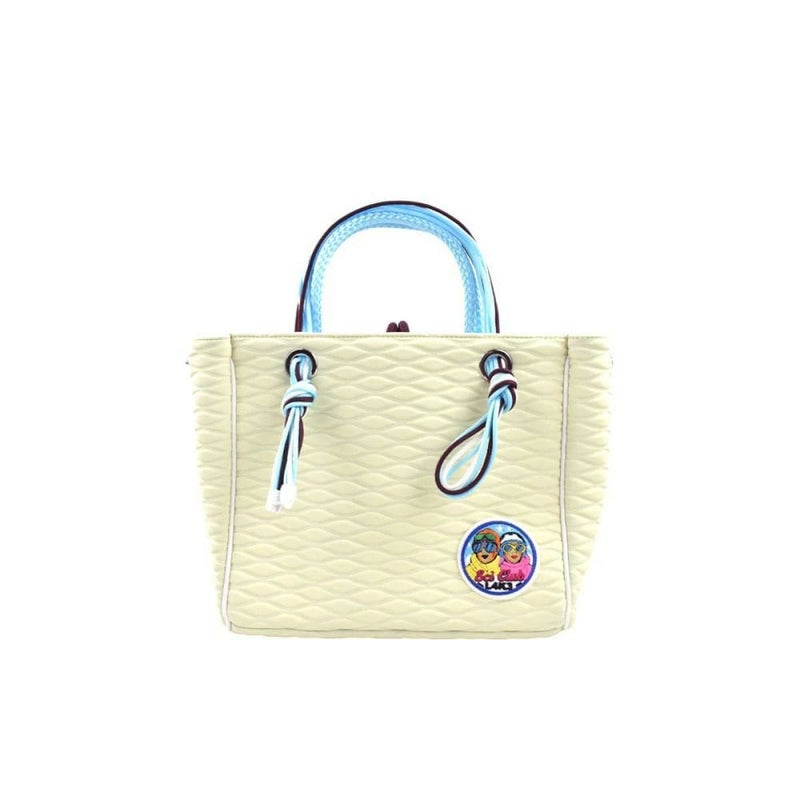  [レーク L4K3] バッグ クリートトートミニ ブロンド イタリア製 tom-1181pa