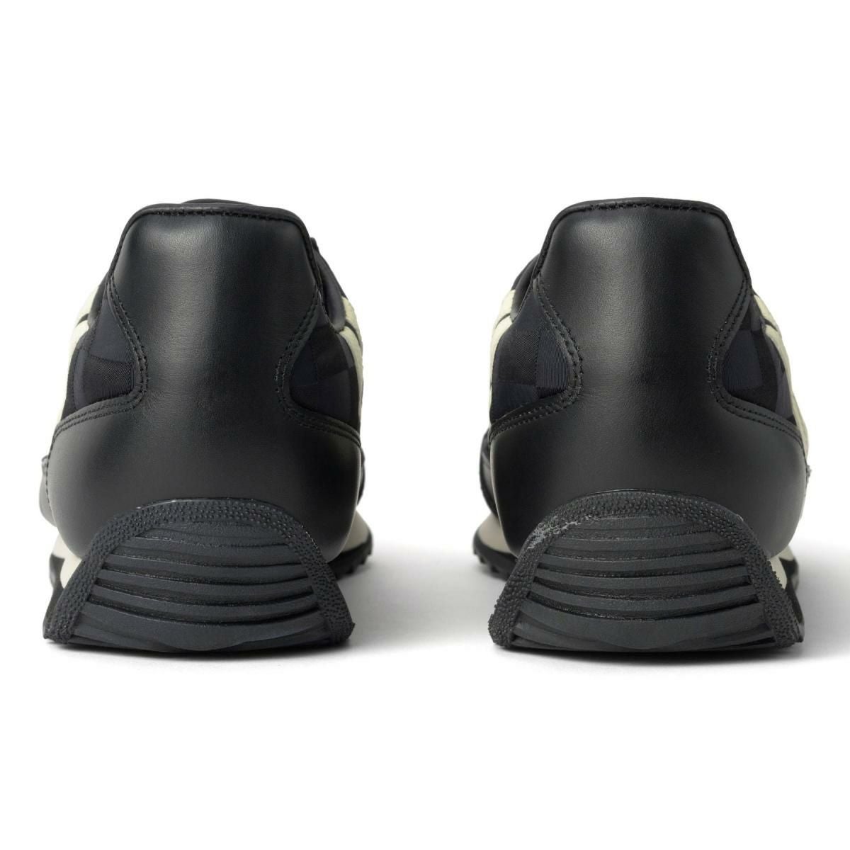 パトリック / PATRICK メンズ スニーカー 507553 マラソン・モザイクジャカード ホワイト ブラック ベージュ 国産(日本製)　9