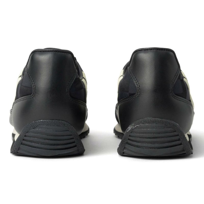 パトリック / PATRICK メンズ スニーカー 507553 マラソン・モザイクジャカード ホワイト ブラック ベージュ 国産(日本製)　9