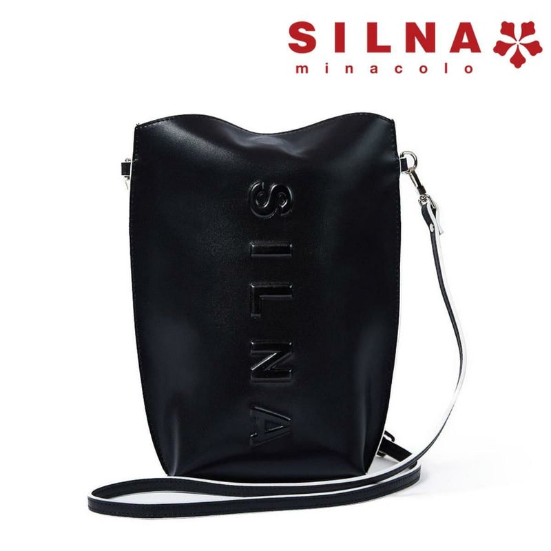  シルナミナコロ バッグ マルチケース ブラック SILNA minacolo sz1501-2