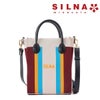 シルナミナコロ バッグ ニット2wayカラーブロックトミニトート SILNA minacolo sb4115-2