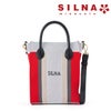 シルナミナコロ バッグ ニット2wayカラーブロックトミニトート SILNA minacolo sb4115-2