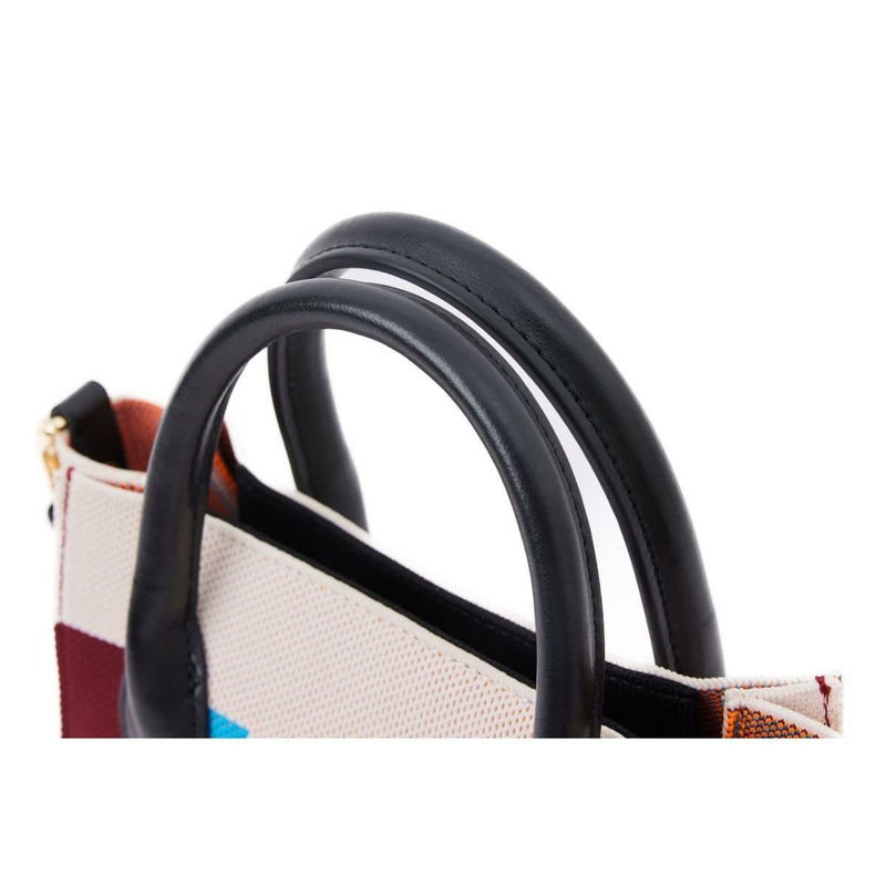 シルナミナコロ バッグ ニット2wayカラーブロックトミニトート SILNA minacolo sb4115-2