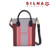 シルナミナコロ バッグ ニット2wayカラーブロックトミニトート SILNA minacolo sb4115