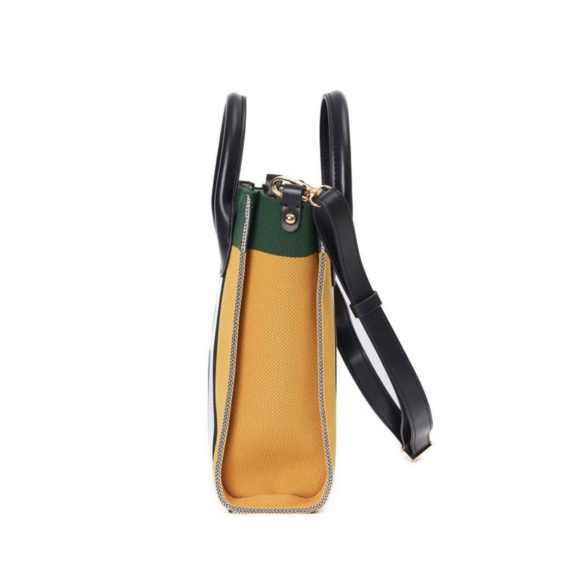 シルナミナコロ バッグ ニット2wayカラーブロックトミニトート SILNA minacolo sb4115