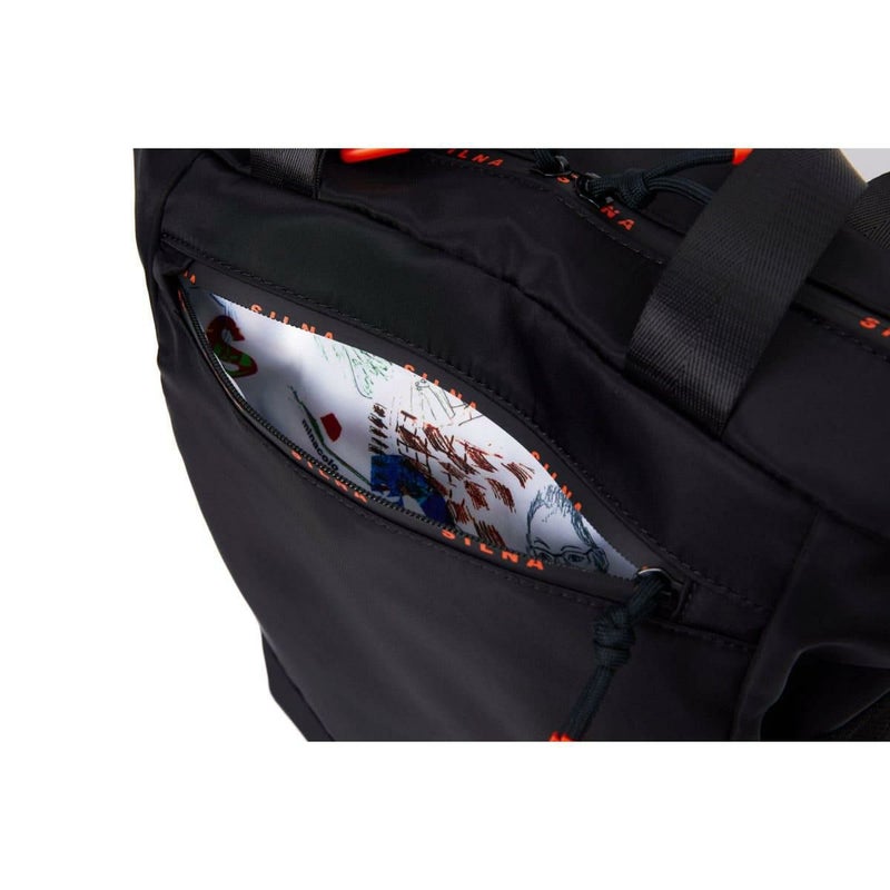 シルナミナコロ バッグ 2wayナイロンリュック&トート ブラック SILNA minacolo sb4102