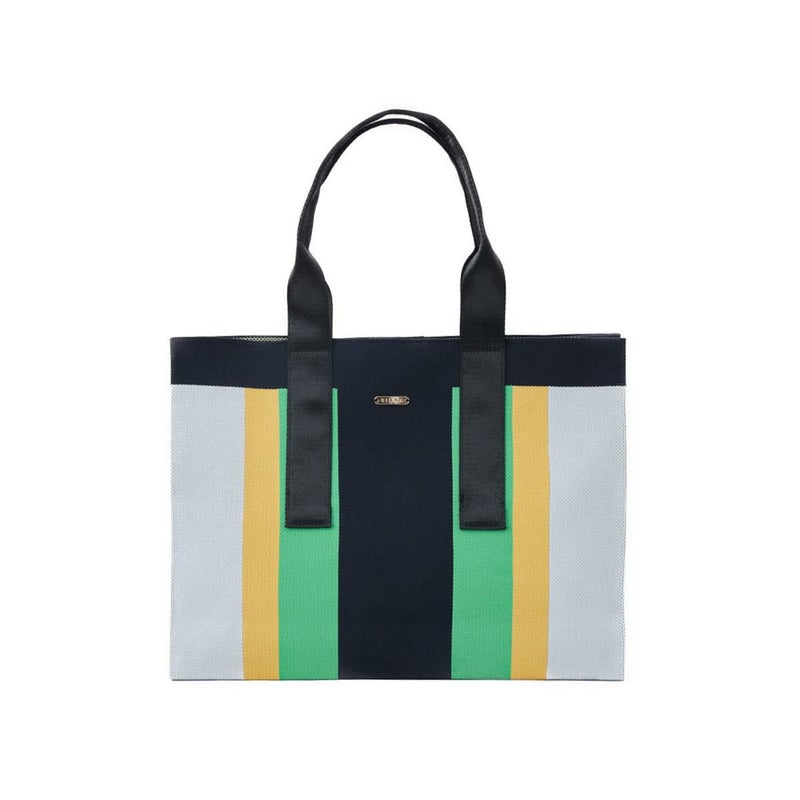 シルナミナコロ バッグ ニットカラーブロックトート SILNA minacolo sb3115-3