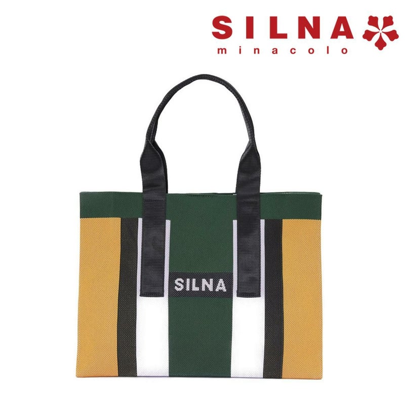 シルナミナコロ バッグ ニットカラーブロックトート SILNA minacolo sb3115-2