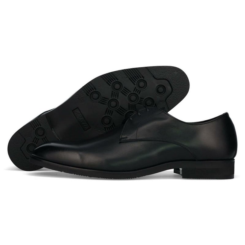 アリストプリモ メンズ ドレスシューズ 外羽根プレーントゥ ブラック 日本製 AristoPrimo a-02sh