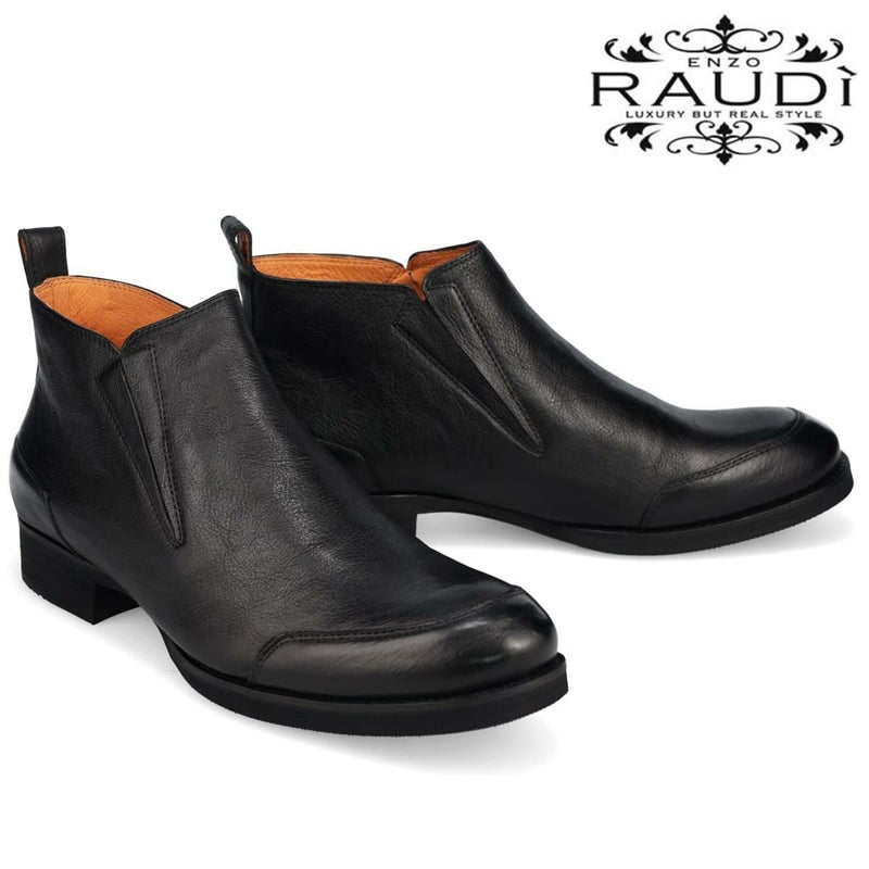 ラウディ メンズ カジュアルシューズ サイドゴアブーツ RAUDi 53204