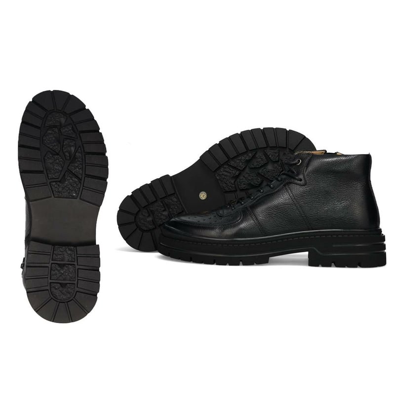 ラウディ メンズ カジュアルシューズ ハイカットレザースニーカー RAUDi 53206