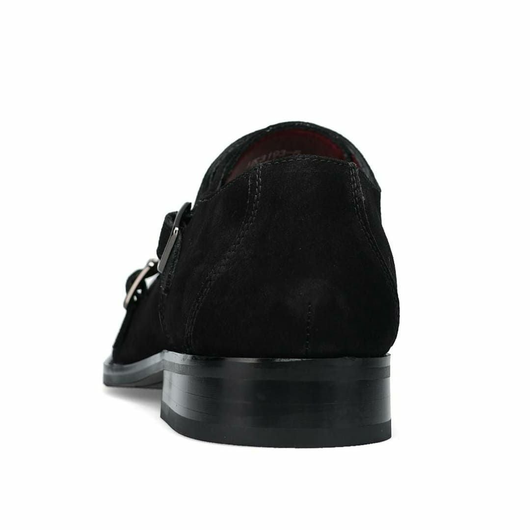 クインクラシコ メンズ ドレスシューズ スエードダブルモンク QueenClassico 3193-5