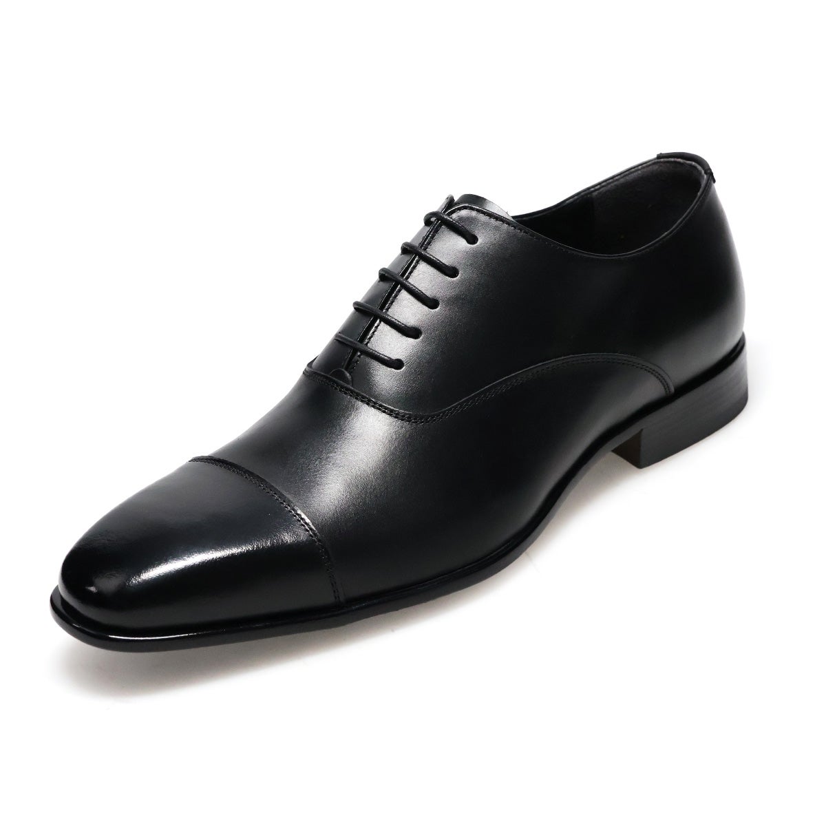 クインクラシコ メンズ ドレスシューズ 内羽根ストレートチップ ブラック 日本製 QueenClassico 55001　7