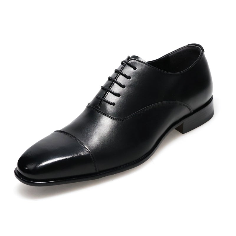 クインクラシコ メンズ ドレスシューズ 内羽根ストレートチップ ブラック 日本製 QueenClassico 55001　7