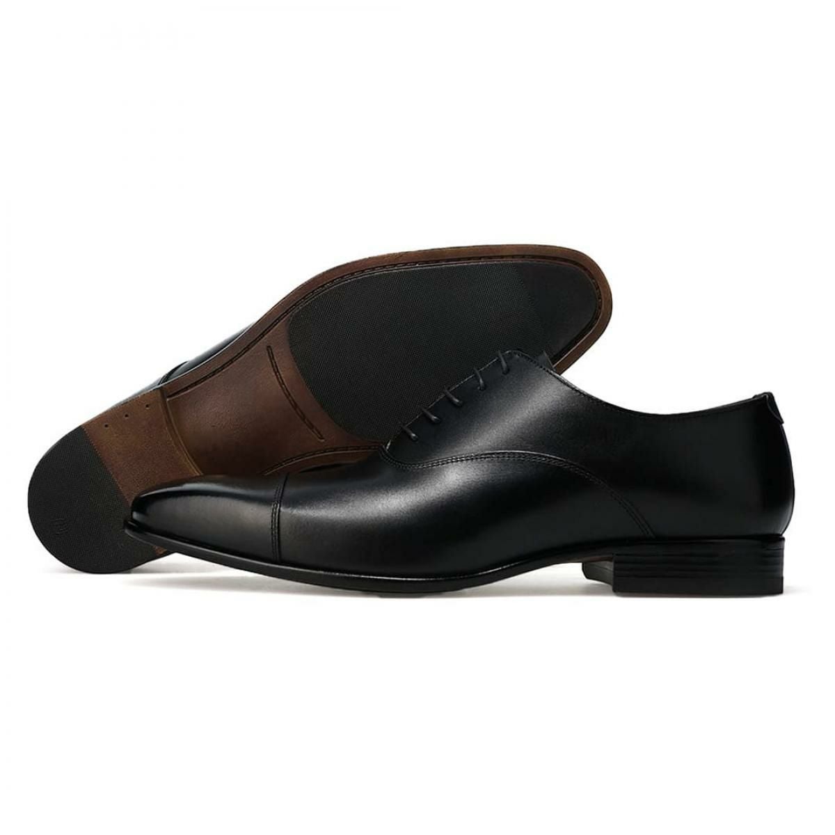 クインクラシコ メンズ ドレスシューズ 内羽根ストレートチップ ブラック 日本製 QueenClassico 55001　9