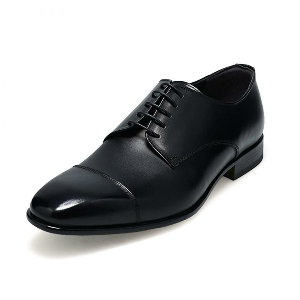 クインクラシコ メンズ ドレスシューズ 外羽根ストレートチップ ブラック 日本製 QueenClassico 55002　6