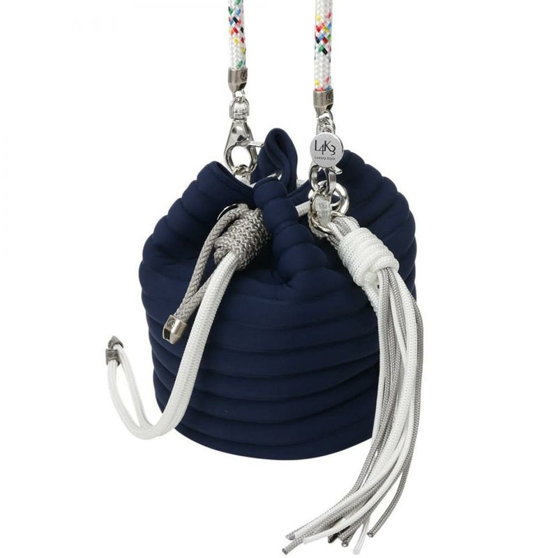 レーク バケットバッグ アブソリュートブルー イタリア製 L4K3 sec-1178　6