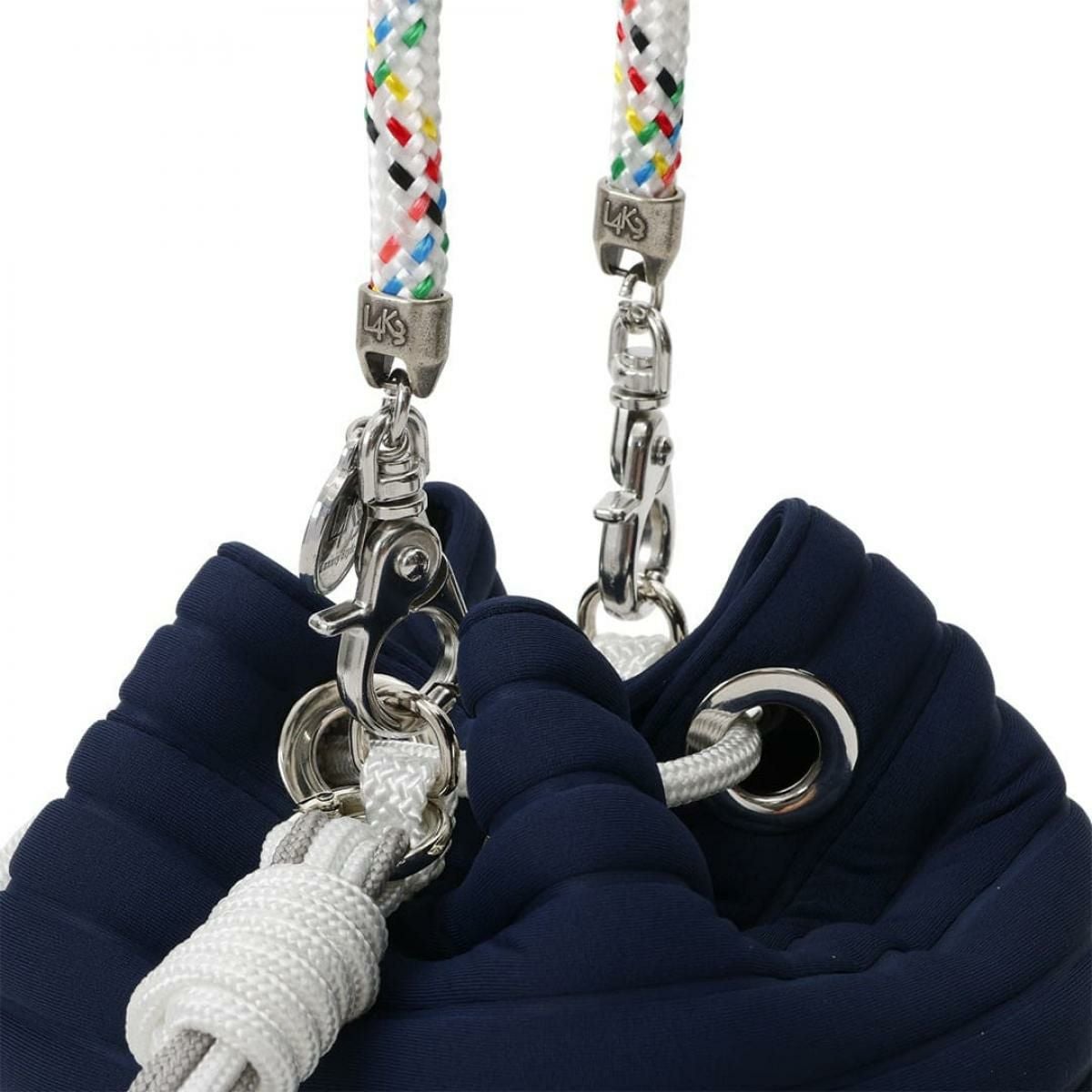 レーク バケットバッグ アブソリュートブルー イタリア製 L4K3 sec-1178　9