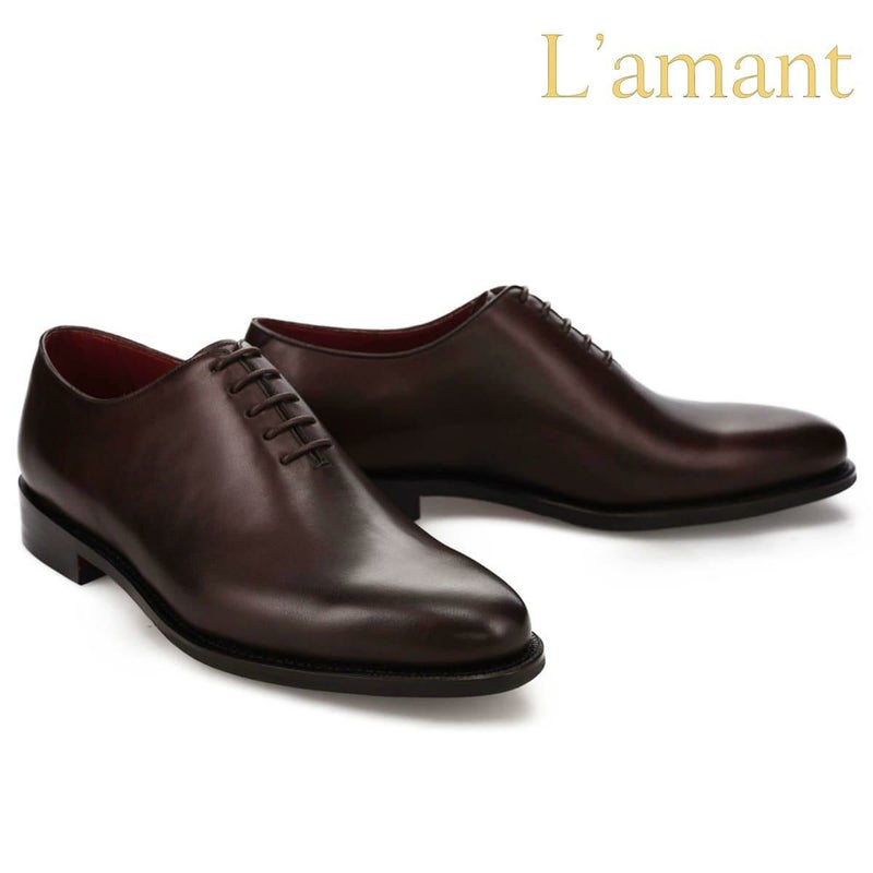ラマン メンズ ドレスシューズ ホールカット L'amant la202