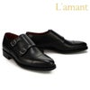  ラマン メンズ ドレスシューズ ダブルモンク L'amant la203