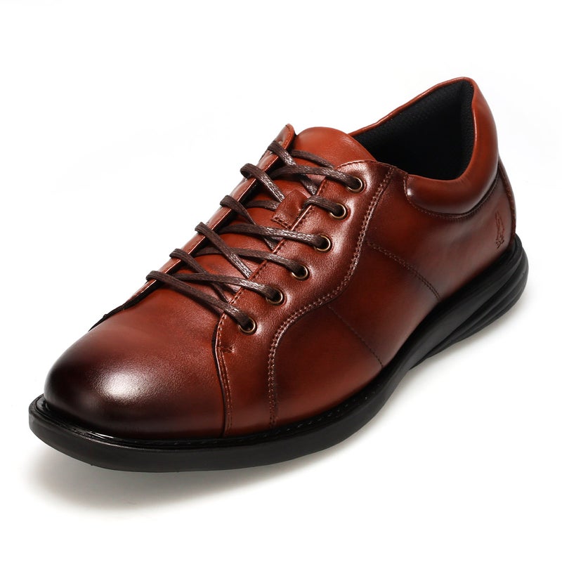 ハッシュパピー メンズ カジュアルシューズ レザースニーカー Hush Puppies m-7129t