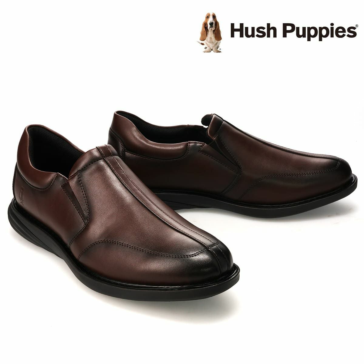 ハッシュパピー メンズ カジュアルシューズ スリッポン Hush Puppies m