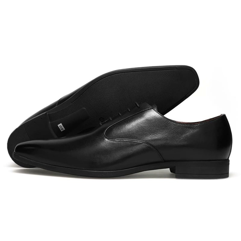 クリスチャン デイビス メンズ ドレスシューズ 内羽根プレーントゥ ブラック Christian Davis cd4003