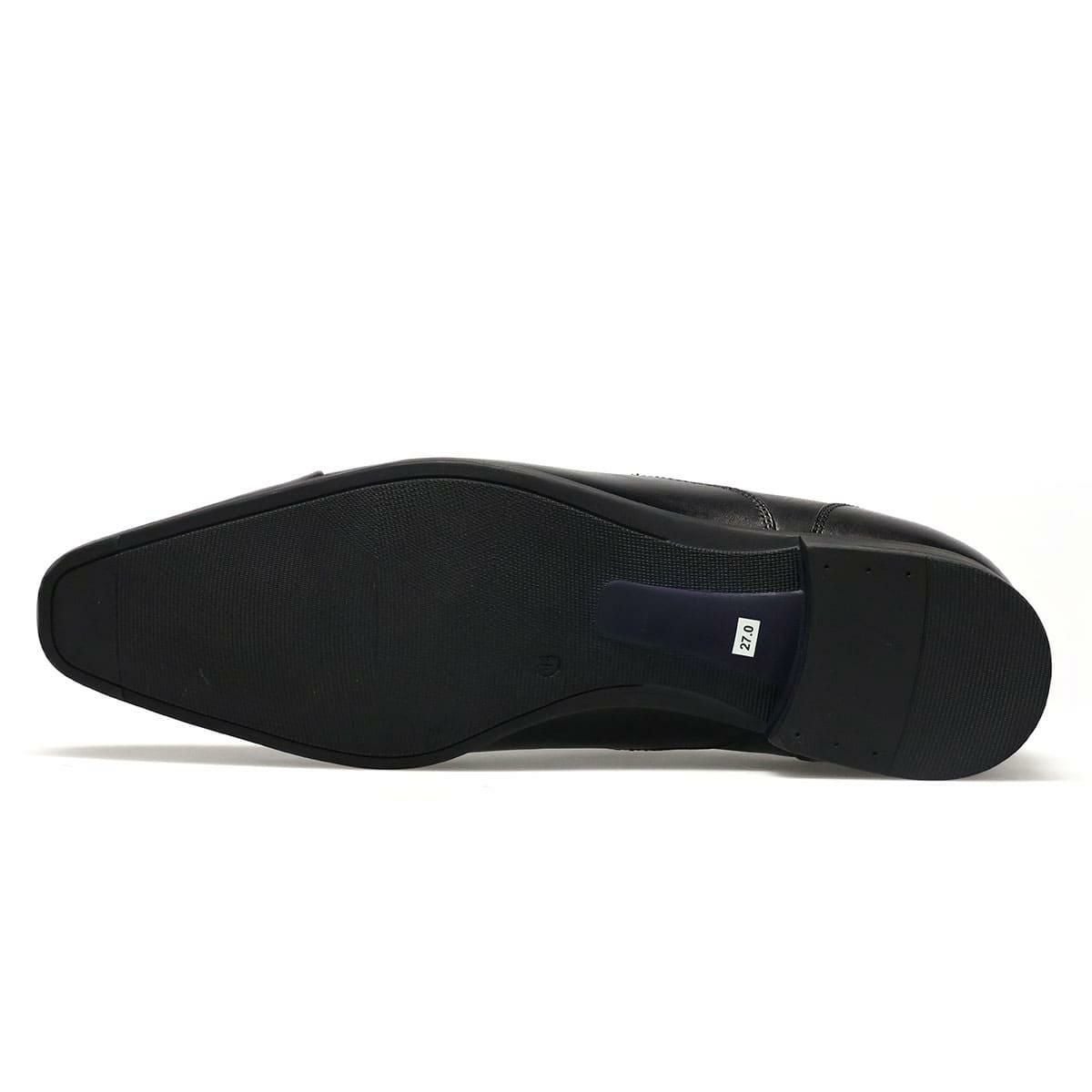 クリスチャン デイビス メンズ ドレスシューズ スリッポン ブラック Christian Davis cd4004