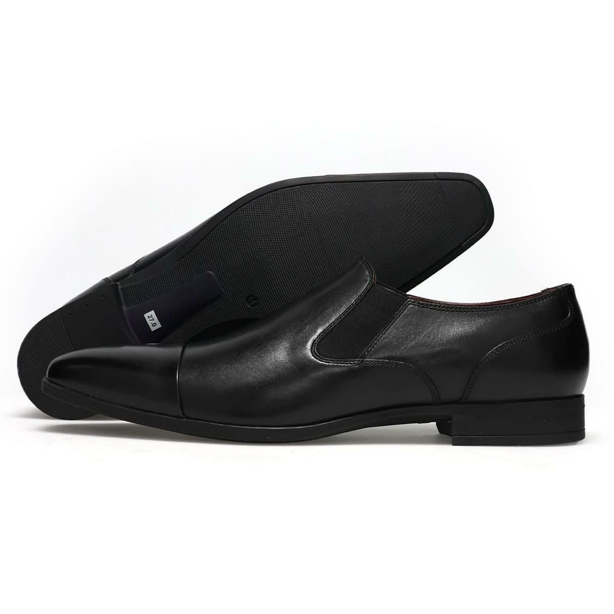 クリスチャン デイビス メンズ ドレスシューズ スリッポン ブラック Christian Davis cd4004