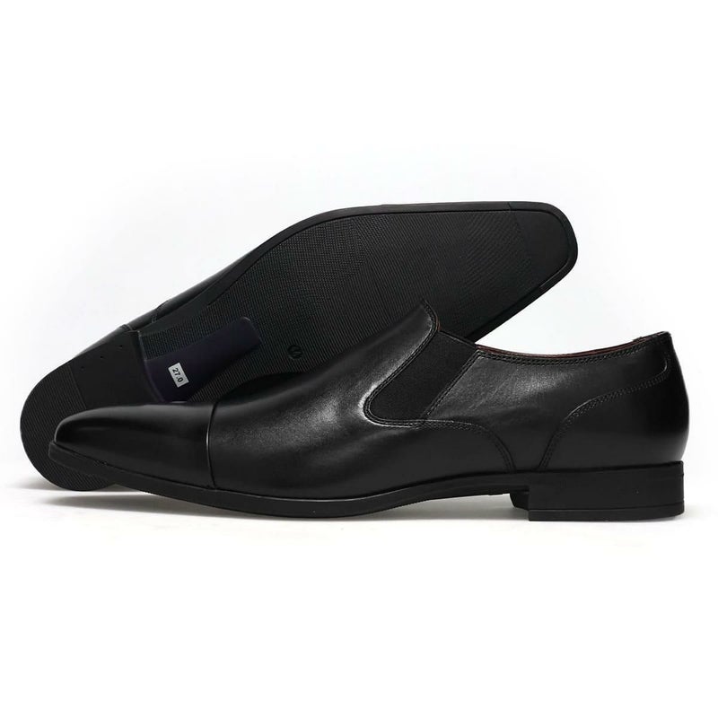 クリスチャン デイビス メンズ ドレスシューズ スリッポン ブラック Christian Davis cd4004