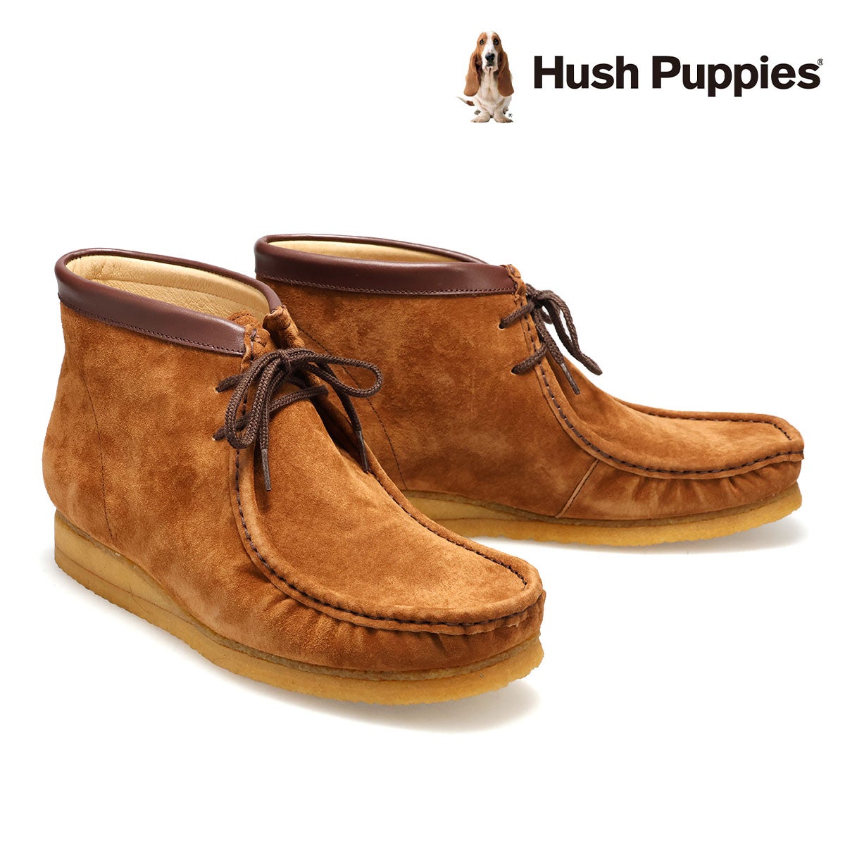 ハッシュパピー メンズ カジュアルシューズ ワラビーブーツ Hush Puppies m-342t