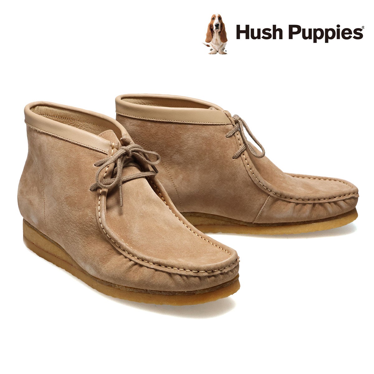 ハッシュパピー メンズ カジュアルシューズ ワラビーブーツ Hush Puppies m-342t