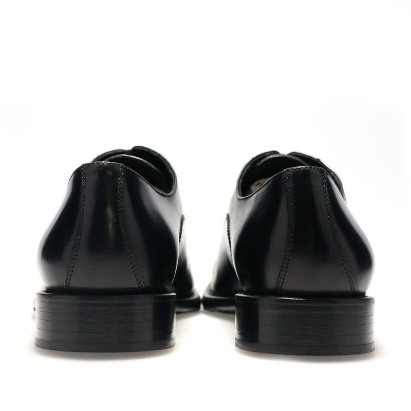 カルツォレリアトスカーナ メンズ ドレスシューズ パンチドキャップトゥ ブラック イタリア製 Calzoleria Toscana ipno　6
