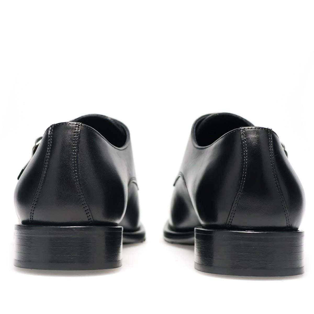 カルツォレリアトスカーナ メンズ ドレスシューズ ダブルモンク ブラック イタリア製 Calzoleria Toscana vibo　6