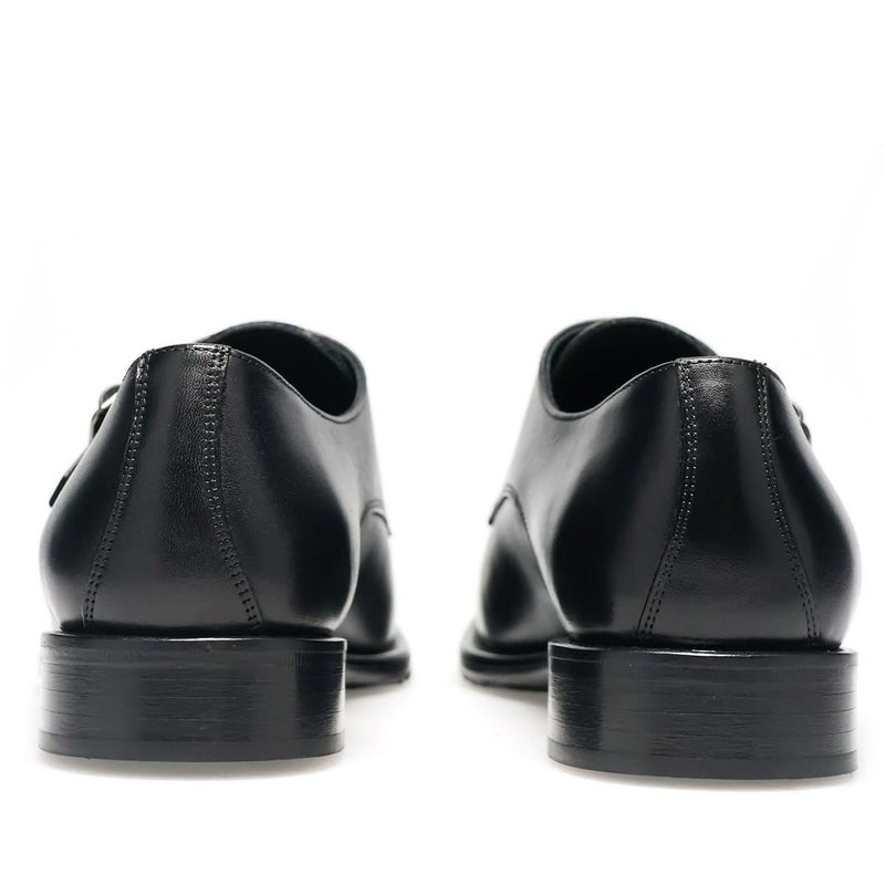 カルツォレリアトスカーナ メンズ ドレスシューズ ダブルモンク ブラック イタリア製 Calzoleria Toscana vibo　6