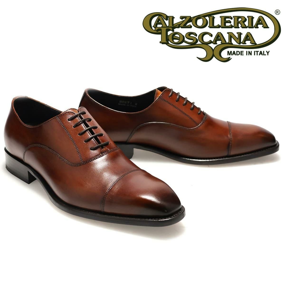 カルツォレリアトスカーナ メンズ ドレスシューズ 内羽根ストレートチップ イタリア製 Calzoleria Toscana sosti　2