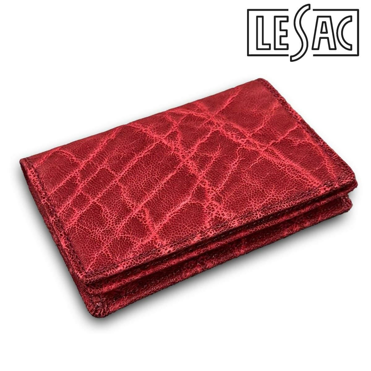 レザック エレファント 名刺入れ レッド 国産(日本製) LE'SAC 8206 の