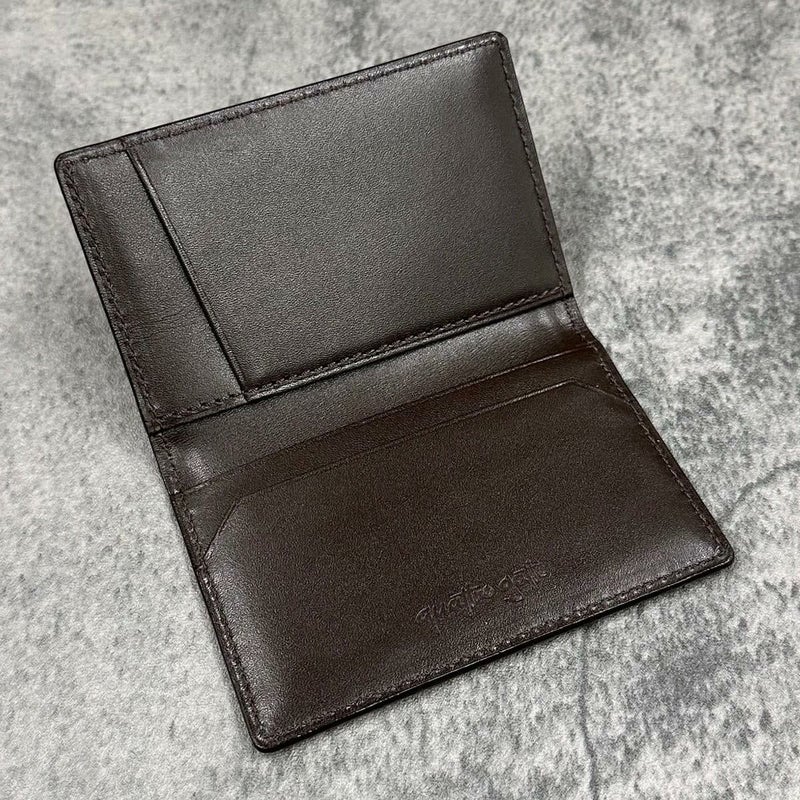 クアトロガッティ パイソン カード入れ (名刺入れ) ブラウン 国産(日本製) Quattro Gatti 8210　4