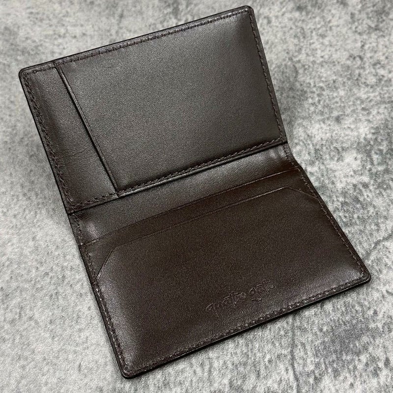  クアトロガッティ パイソン カード入れ (名刺入れ) リーフ/グリーン 国産(日本製) Quattro Gatti 8210　4