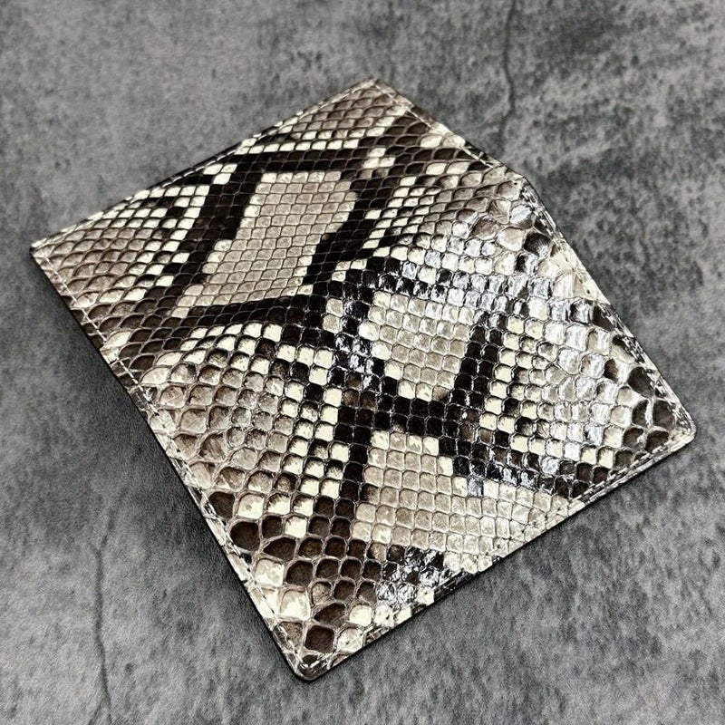 クアトロガッティ パイソン カード入れ (名刺入れ) ナチュラル 国産(日本製) Quattro Gatti 8210　3