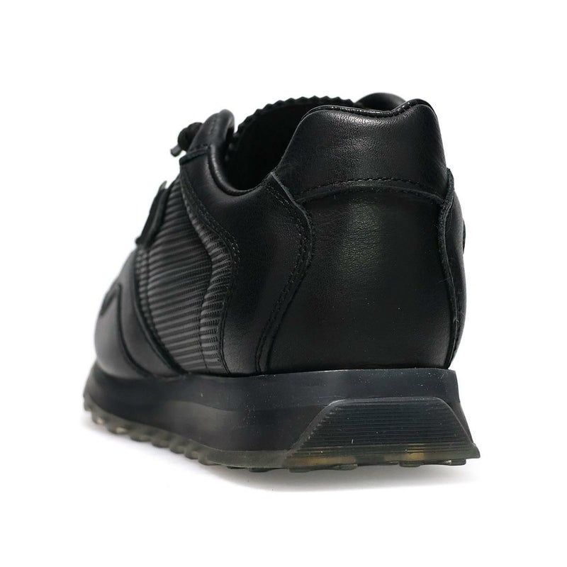 セッティ メンズ スニーカー レザースニーカー ブラック ホワイト スペイン製 cetti c848-232 8