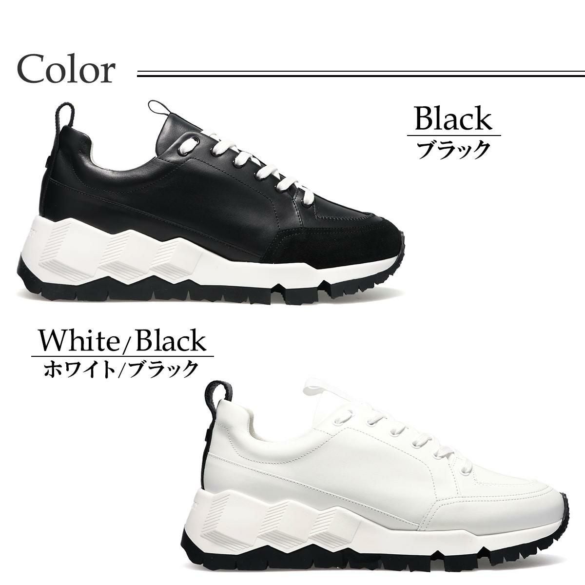 ピエールアルディ メンズ スニーカー ストリートライフ ブラック ホワイト PIERRE HARDY pqx02zps26calf　3