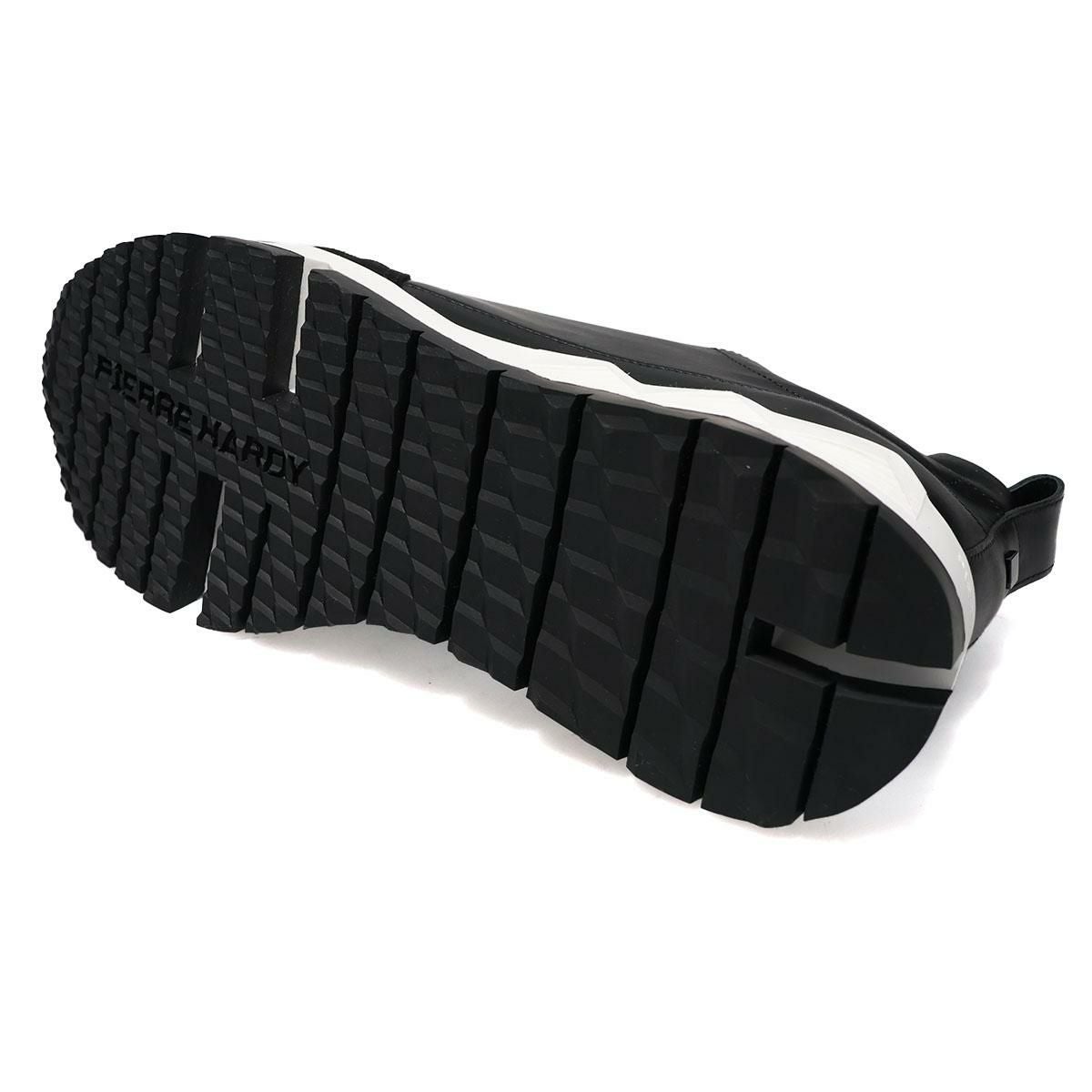 ピエールアルディ メンズ スニーカー ストリートライフ ブラック ホワイト PIERRE HARDY pqx02zps26calf　6