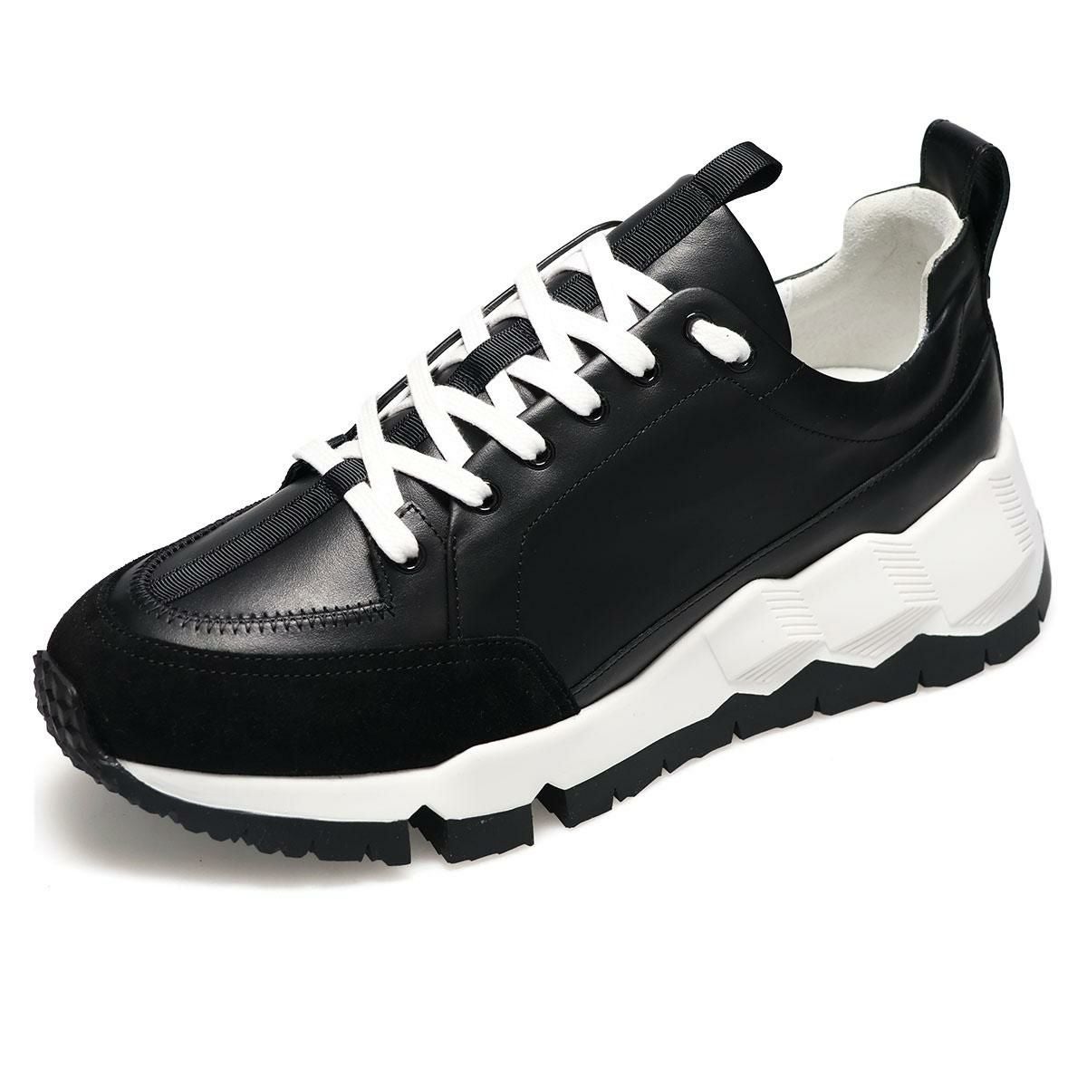 ピエールアルディ メンズ スニーカー ストリートライフ ブラック ホワイト PIERRE HARDY pqx02zps26calf　7