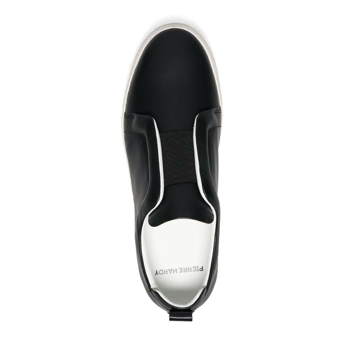 ピエールアルディ メンズ スニーカー スライダー ブラック ホワイト PIERRE HARDY pjx02zps26calf 9