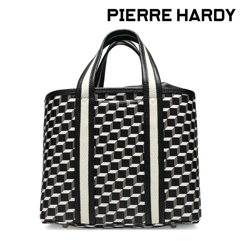  ピエールアルディ バッグ ミニトートバッグ ブラック ホワイト PIERRE HARDY pv05tps26canccf 